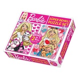 DıyToy Süper Renkli 2si1 arada Puzzle Set - Barbie / 54+70 Parça Puzzle