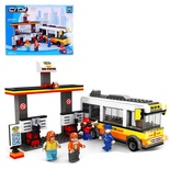 Ausını 324 Parça Gaz Dolum İstasyonu Mini Leego Oyun Seti