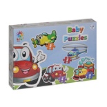 Laço Kids Baby Puzzles - Taşıtlar / 2+2+3+4 Parça Puzzle / +1 yaş