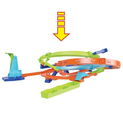 HTK16 Hot Wheels Bumerang Çemberli Yariş Pisti