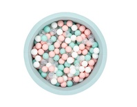 Wellgro Bubble Pop Mint Top Havuzu-Mint/Beyaz/Şeffaf/Pembe