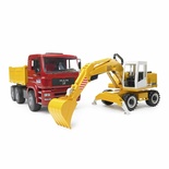 BR02751 Man Damperli Kamyon ve Liebherr Ekskavatör +4 yaş