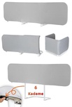Wellgro Katlanır Yatak Bariyeri, 150x75 cm Çocuk Yatak Korkuluğu Düz Gri Desensiz