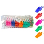 Plastik Düdük Renkli 24'Lü