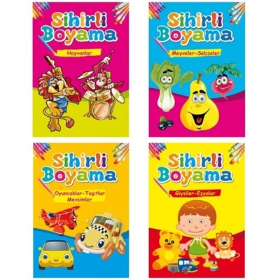 Sihirli Boyama Kitabı 64 Sayfa