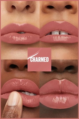 Maybelline New York Super Stay Vinyl Ink Likit Parlak Ruj 100 Charmed