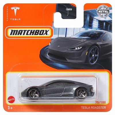 C0859 Matchbox 1:64 Tekli Arabalar TESLA ROADSTER HFR50