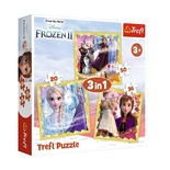 -34847 Frozen II 3IN1 Puzzle