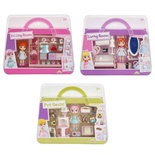 4364 SUN-YFN- Bebek ve Odası Oyun Seti 3 asorti