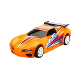 Topmaz Racing Sesli ve Işıklı Glo Racer Çek Bırak TURUNCU Araba 18 cm