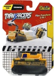 Transracers Dönüşen Araçlar Tanklar Zırhlı Tank / İnşaat Kepçesi