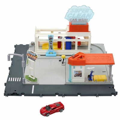 Matchbox Aksiyon Sürücüleri Süper Oto Yıkama Oyun Seti