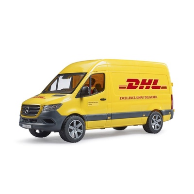 BR02671 Mercedes-Benz Sprinter DHL Kamyonu ve Sürücüsü +4 yaş