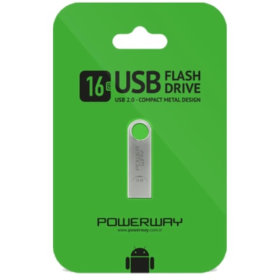 Powerway Powerway 16 Gb Metal Usb Bellek