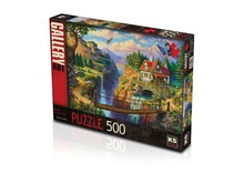 KS Puzzle 500 Parça House On The Cliff