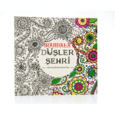 4e Mandala Düşler Şehri Boyama Kitabı Her Yaş Için