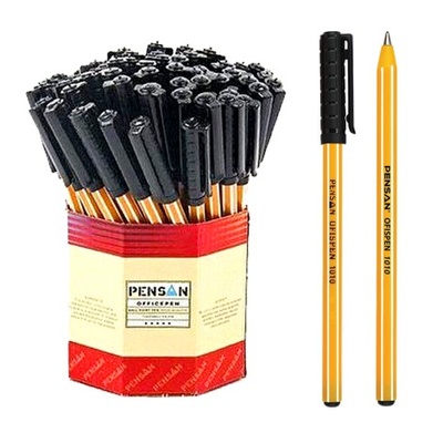 Pensan Ofispen 1010 Tükenmez Kalem Siyah 1mm 60'Lı