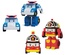 POLI MRT-674 Robocar Poli Mini Transforming Kasabanın Kurtarma Araçları 4lü Set