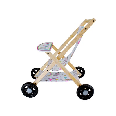 Ahşap Bebek Arabası