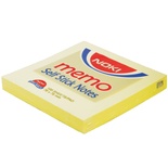 Noki Noki Yapışkanlı Not Kağıdı Memo 100 YP 75x75 Sarı 12007