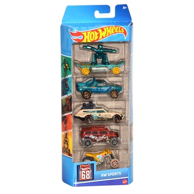 1806 Hot Wheels 5'li Araba Seti +3 yaş