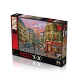 Paris Sokağı 1000 Parça Puzzle -KS Puzzle