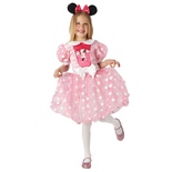 Minnie Mouse Çocuk Kostüm 7-8 Yaş Pembe Glitz