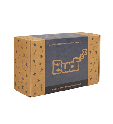 Budizzz Beyaz Gürültülü Uyku Yardımcısı Kırmızı Fularlı