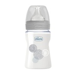 Chicco Wellbeing Yavaş Akış Cam Biberon 150 ml