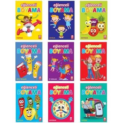 Eğlenceli Boyama Kitabı 16 Sayfa