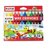 Fatih Üçgen Crayon 12 Renk Jumbo  Mum Boya