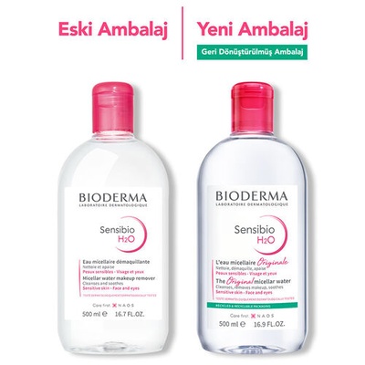 Bioderma Sensibio H2O İkili Set 500 ml + 500 ml