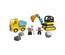 10931 Lego Duplo - Town Kamyon ve Paletli Kazıcı 20 parça +2 yaş