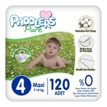 PADDLERS Pure Bebek Bezi 4 Numara (7-14 kg)