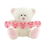 Neco Plush "I Love You Thıs Much" Kalpli Peluş Ayı 55 cm