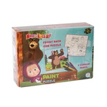 MS7884 Maşa Koca Ayı Boyamalı Puzzle -Laço