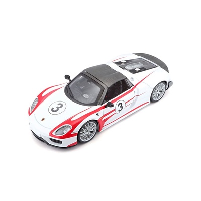 28009 Burago Porsche 918 Spyder 1:24 Model Araba -Sunman