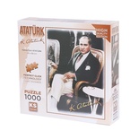 Kahve İçen Atatürk 1000 Parça Puzzle -KS Puzzle