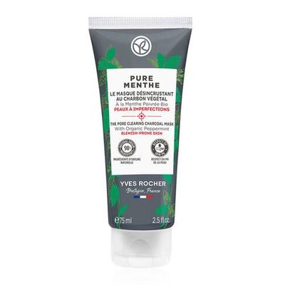 Yves Rocher Pure Menthe Siyah Nokta Karşıtı Kömür Maskesi 75 ml