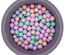 Wellgro Bubble Pops Gri Top Havuzu-Mint/Pembe/Lila