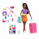 Barbie Brooklyn Seyahatte Bebeği ve Aksesuarları