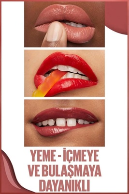 Maybelline New York Super Stay Vinyl Ink Likit Parlak Ruj 100 Charmed