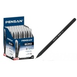 Pensan Büro Tükenmez Kalem Siyah 1mm 50'Li