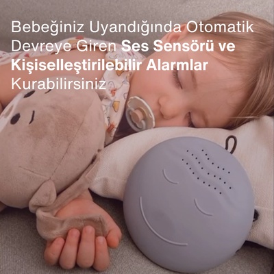 myBudizzz Uyku ve Rutin Asistanı | 0-6 Yaş Uyku Arkadaşı Açık Mavi