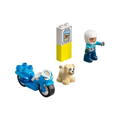 Lego 10967 Lego Duplo - Polis Motosikleti, 5 Parça +2 Yaş